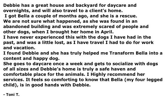 Debbie has a great house