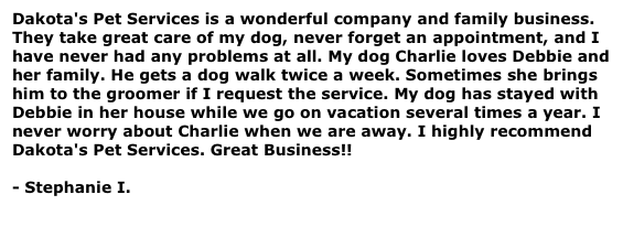 Dakota's Pet Services is a